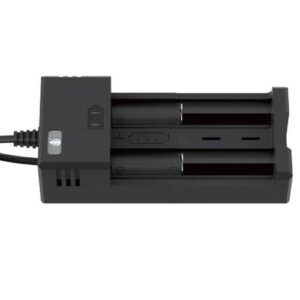 Cargador doble baterias de litio recargable con LCD 18650 NA0320