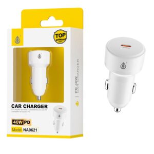 Cargador de coche-mechero Type-C / 40w / Blanco / NA0621 / One+ / 2006211