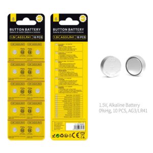 Pila boton Alcalina LR41 (10 Uds) 1.5V / LT56 / Ag3 / One+ 2219320