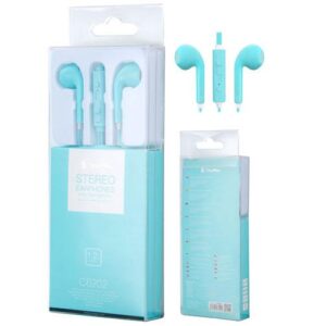 Auriculares con Microfono Intrauricular C6202 Air Azul / Sin silicona / Jack 3.5mm / One+