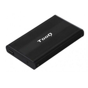 Caja externa aluminio 2.5 USB 2.0 Sata Tooq Negra / TQE-2510B
