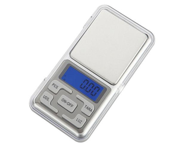 Báscula Digital NR9109 / 0.01g / Función de tara y descuento / Calibrable / Mini balanza de joyería / Plata / One+
