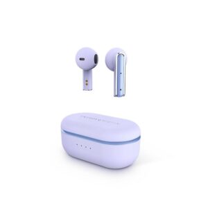 Auricular intrauditivo bluetooth energy sistem style 4 tws violet esmart voice assistant, caj