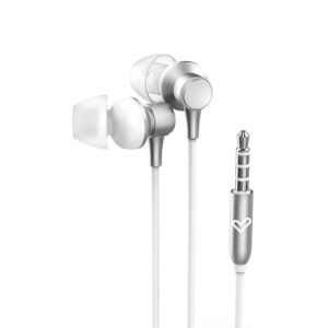 Auriculares Energy Sistem Metallized / Cable 1.2 / Microfono Integrado / Control de Volumen / Blanco / 457229
