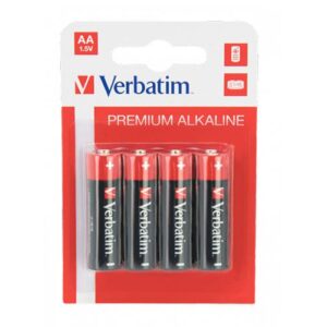 Pilas Verbatim Alcalinas LR06 AA  1.5v (4 unid.) / 049921-46