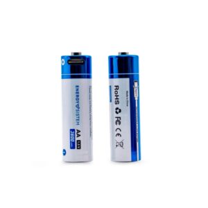 Pilas Recargables USB-C Energy Sistem Charge Pro C / 3405mWh / 2270mAh / AA / 2.5v / Pack 2 uds / 500185