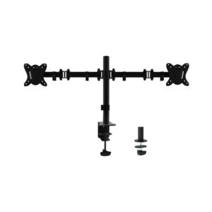 Soporte de mesa equip 650152 para 2 pantallas 13"-32" de brazo inclinable y giratorio 360? max. vesa