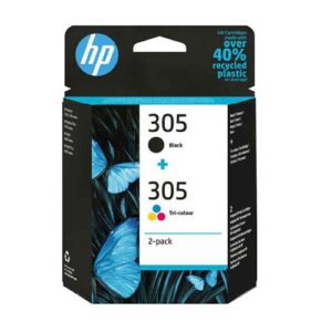 Tinta Original Hp Pack n305 Negro + Color 6zd17ae