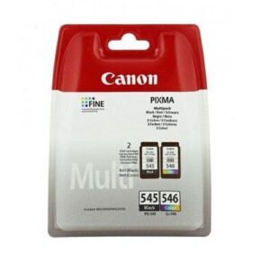Tinta Original Canon Pack PG545 + CL546 + 50 Hojas papel fotografico / 8287B005 / 8287B008