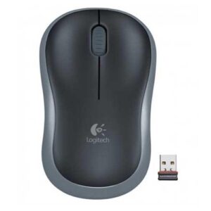 Raton óptico inalámbrico Logitech M185 Negro-Gris / 910-002235