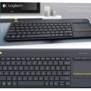 Teclado + Touchpad Inalambrico Logitech K400 Plus Negro / Tv