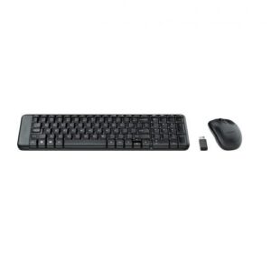 Combo Teclado + Raton Inalámbrico Logitech MK220 Negro / 920-003159