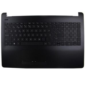 Top case + Teclado compatible para portátil HP 15-BS / 15-BW Negro brillo