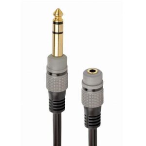 Cable Audio Jack 6.3mm Macho a Jack 3.5mm Hembra / 0.2m / Cablexpert A-63m35f-0.2m