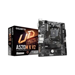 Placa base Gigabyte A520M K V2 DDR4 Socket AM4 / 1x HDMI / 1x VGA / A520M K V2