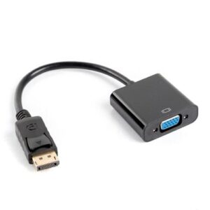 Adaptador DisplayPort a VGA Tipo B / Negro / Lanberg / Ad-0002-Bk
