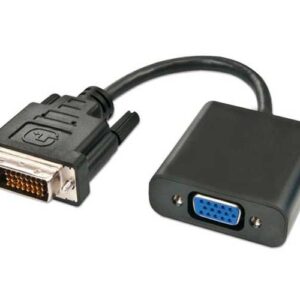 Cable adaptador DVI-D a VGA M/H / DVI-D 24+1 / Cablexpert A-DVID-VGAF-01