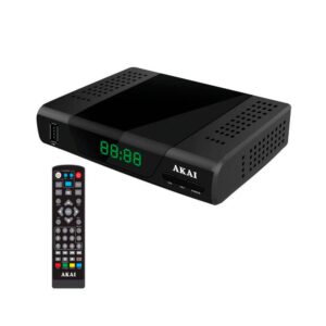 TDT HD AKAI / FullHD 1080p / DVB-T2 HD / H.265-HEVC / HDMI / SCART / RJ45 / USB / ZAP26510K-L