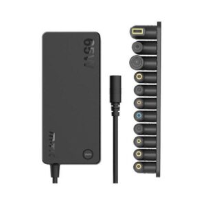 Cargador para portátil universal automático 65W / 11 conectores / 1.2m / AT963 / Mtk