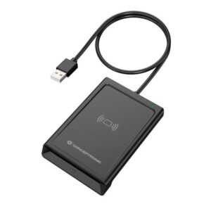 Lector Dnie Externo sin contacto Conceptronic USB / NFC / eID / EMV / Negro / BIAN11B