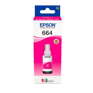 Tinta Original Epson Bote Ecotank T6643 / Magenta / Et-2500 / Et-2600 / Et-4500