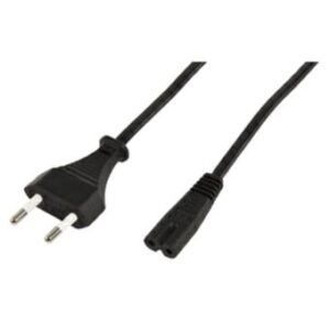 Cable alimentacion Philips forma ocho / IEC C7 / 2m / Cablexpert / PC-184-VDE