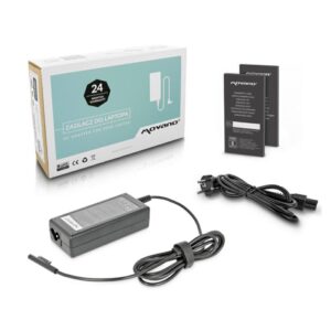 Cargador compatible para portátil MICROSOFT Surface Pro 60W 15V 4A 3 Pines Movano