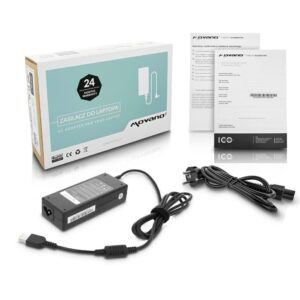 Cargador compatible para portátil LENOVO 90W 20V 4.5A 11.0x4.5 mm (rectangular) Movano