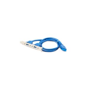 Adaptador Bracket conexión doble USB 3.0 a placa base / 45 cm / Cablexpert / CC-USB3-RECEPTACLE