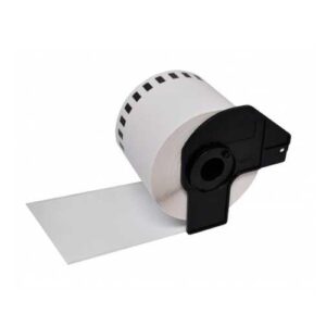 Etiquetas compatibles Dayma para BROTHER DK22212 Negro / Blanco