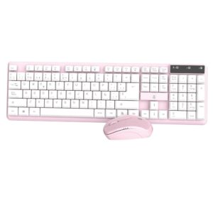 Combo Teclado + Raton Inalambrico NG6029 Rosa One+