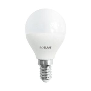 Bombilla LED Roblan e14 esferica / A+ / 5w / Calida / 3000k / 420lm / 220-240v LEDA1505E14C