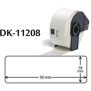 Etiquetas genéricas para BROTHER DK11208 38x90 mm