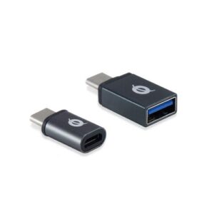 Kit adaptadores Conceptronic Donn / Usb 3.0 a Type-c 3.1 H/M / MicroUsb a Type-C 3.1 H/M / DONN04G