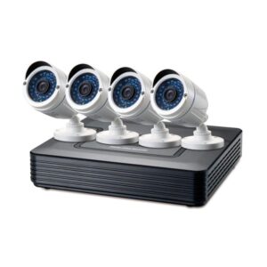 Kit videovigilancia Level One DSK-4001 / 1080p FullHd / 4 Canales / 4 Camaras Int-Ext + Cargador / Grabadora NVR