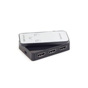 Switch HDMI 3x1 / 4K / Soporte 3D / Hdcp 1.4 / Mando a distancia / Gembird / DSW-HDMI-34