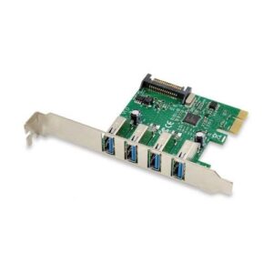 Tarjeta controladora Conceptronic Pci Express USB 3.0 / 4 Puertos / Incluye soporte LP / EMRICK02G