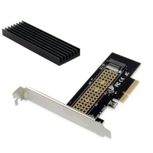 Controladora pcie conceptronic emrick05bs pcie a disco ssd m2 con disipador de aluminio ( no compati