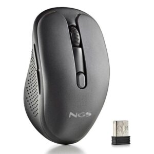 Mouse ngs optico evo spook inalambrico recargable multimodo usb-a