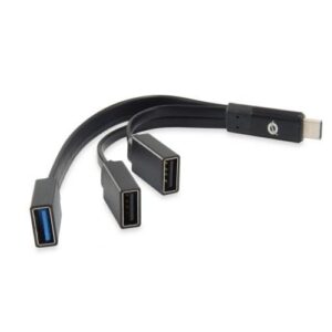 Hub Type-C a 1xUsb 3.1 / 2xUsb 2.0 / Negro / HUBBIES01B / Conceptronic