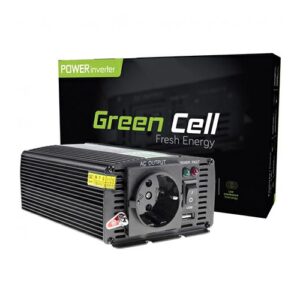 Inversor de corriente para coche 24V a 230V 300W / 600W Greencell