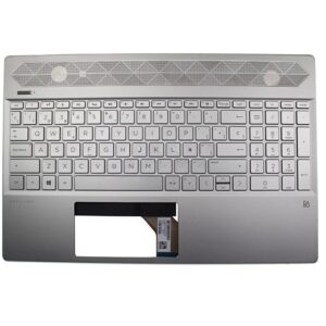 Top case + Teclado compatible para portátil HP 15-CS / 15-CW Plata