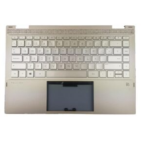 Top case + Teclado compatible para portátil HP 14-DW Plata