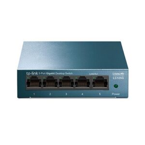Switch 5p 10/100/1000 gigabit Carcasa Metal TP-Link / LS105G / Azul
