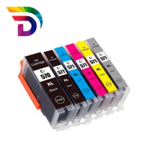 Tinta compatible Dayma para CANON CLI571XL Cian 715 pag.