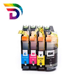 Tinta compatible Dayma para BROTHER LC125 Amarillo 1200 pag.