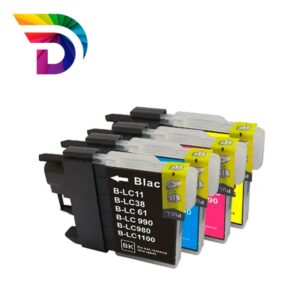 Tinta compatible Dayma para BROTHER LC980 / LC1100 Amarillo 260 pag.