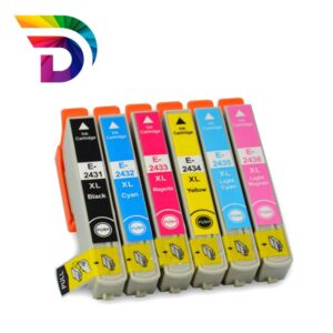 Tinta compatible Dayma para EPSON T2431 Negro 500 pag.