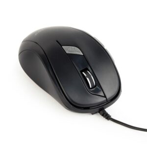 Raton óptico Gembird / 1600 Dpi / 6 Botones / Negro / MUS-6B-01