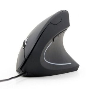 Raton óptico USB Ergonomico vertical Gembird / 6 Botones / 3200 Dpi / Negro MUS-ERGO-01